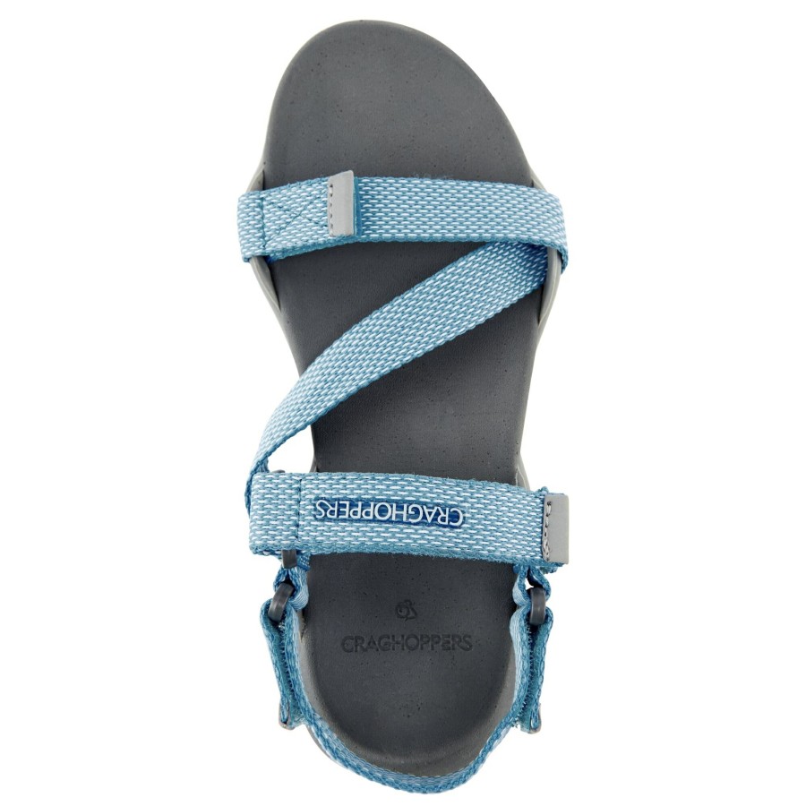 Womens Craghoppers Shoes | Women'S Lady Locke Sandals - Cloud Grey/ Harbour Blue