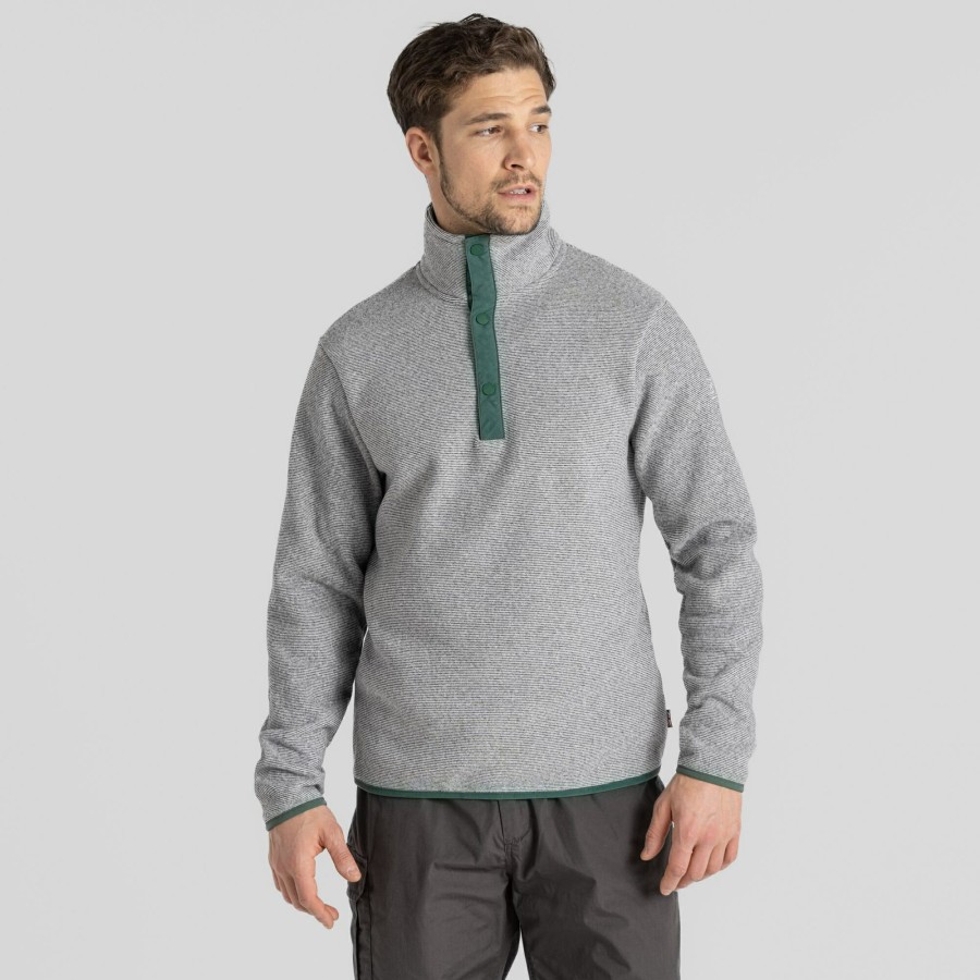 Mens Craghoppers Sweatshirts | Men'S Finnian Overhead - Soft Grey Marl