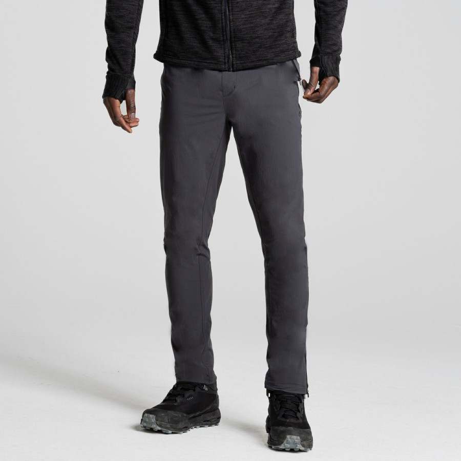 Mens Craghoppers Walking Trousers | Men'S Fleet Trouser - Dark Lead