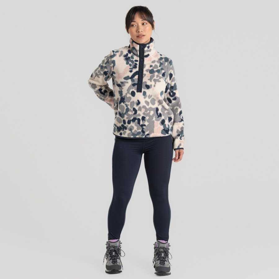 Womens Craghoppers Sweatshirts | Women'S Eabha Overhead - Blue Navy Print