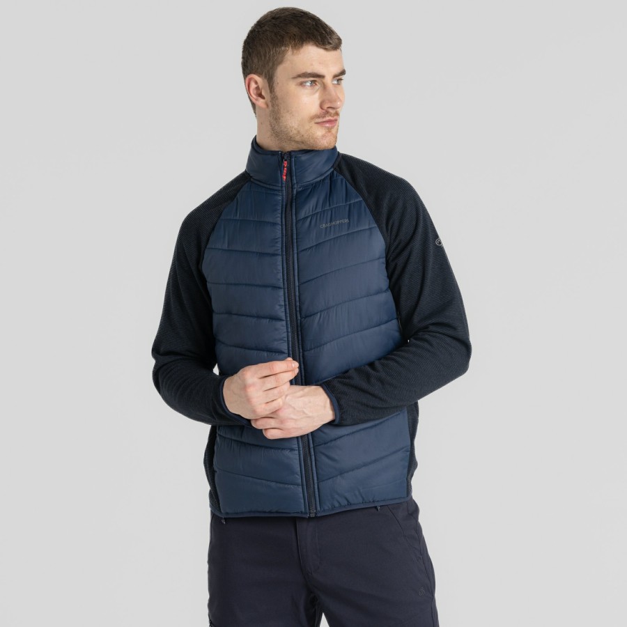 Mens Craghoppers Insulated Jackets | Men'S Ardal Hybrid Jacket - Blue Navy