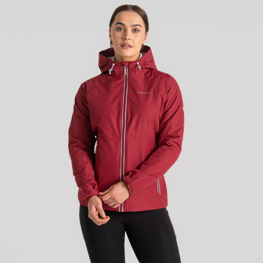 Womens Craghoppers Waterproof Jackets | Women'S Brielle Waterproof Jacket - Mulberry Jam