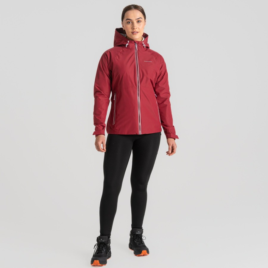 Womens Craghoppers Waterproof Jackets | Women'S Brielle Waterproof Jacket - Mulberry Jam