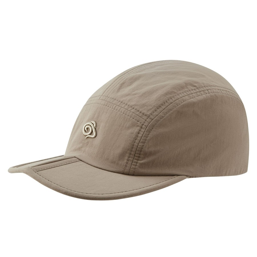 Mens Craghoppers Hats | Men'S Nosilife Packable Cap - Pebble