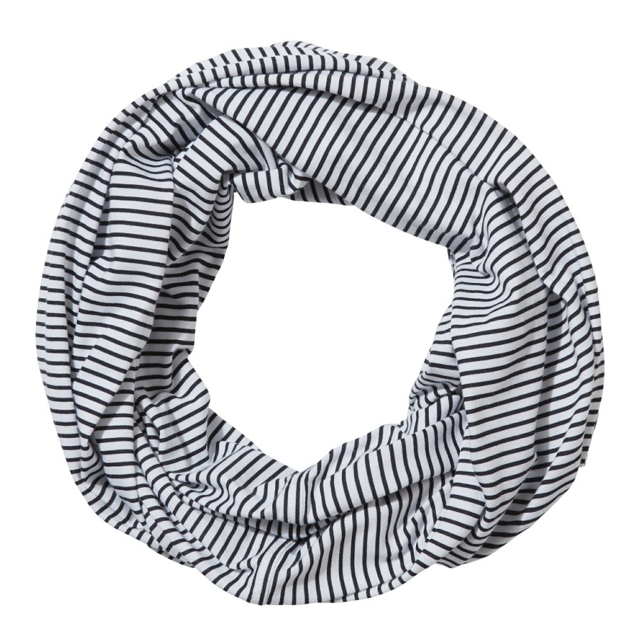 Womens Craghoppers Scarves | Nosilife Infinity Scarf - Blue Navy Stripe