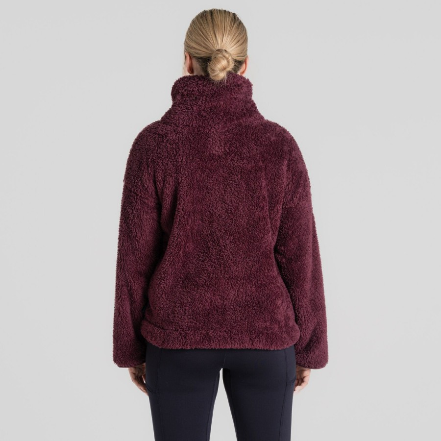 Womens Craghoppers Full Zip Fleece | Women'S Bronagh Full Zip Fleece - Deep Violet