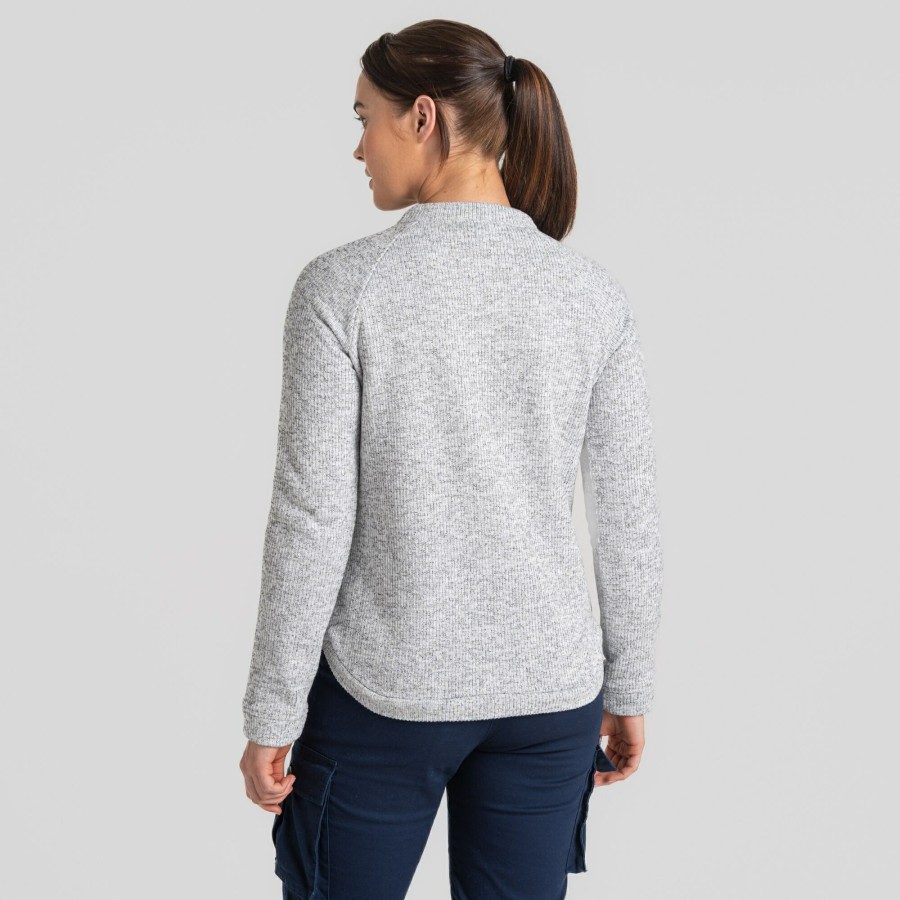 Womens Craghoppers Sweatshirts | Women'S Nessa Overhead - Soft Grey Marl