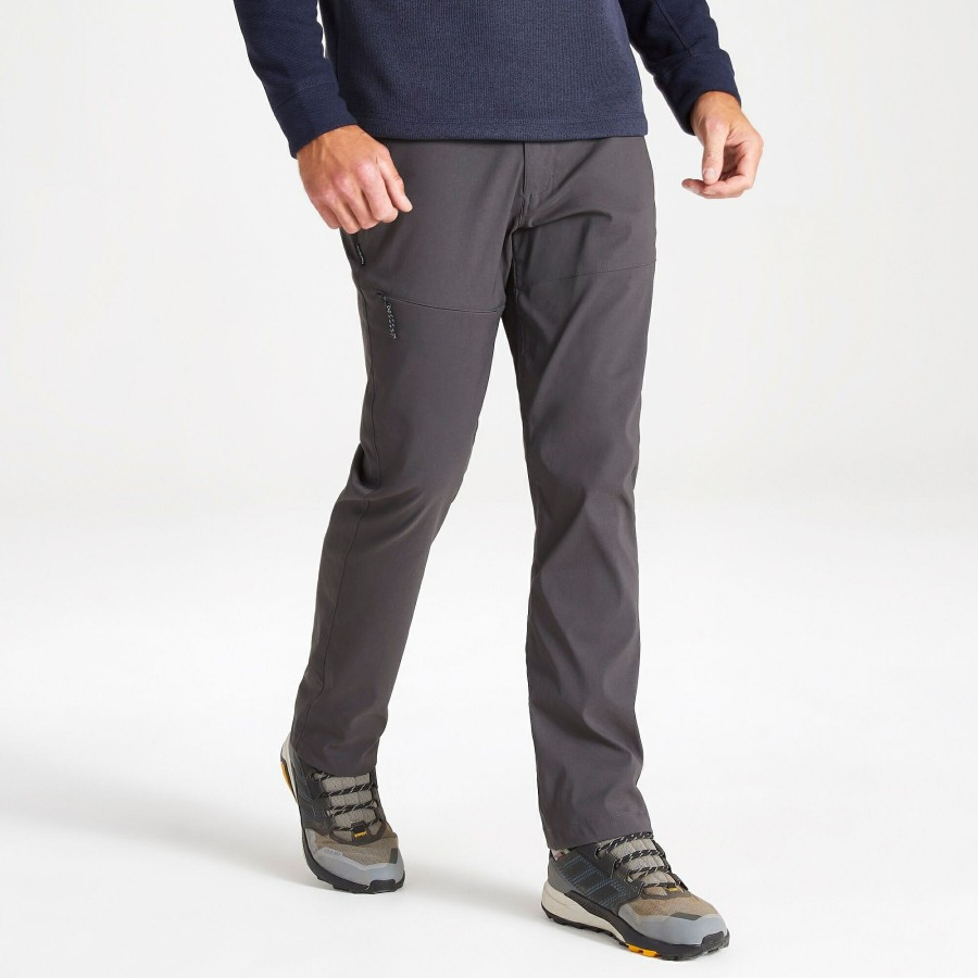 Mens Craghoppers Walking Trousers | Men'S Kiwi Pro Ii Trousers - Dark Lead