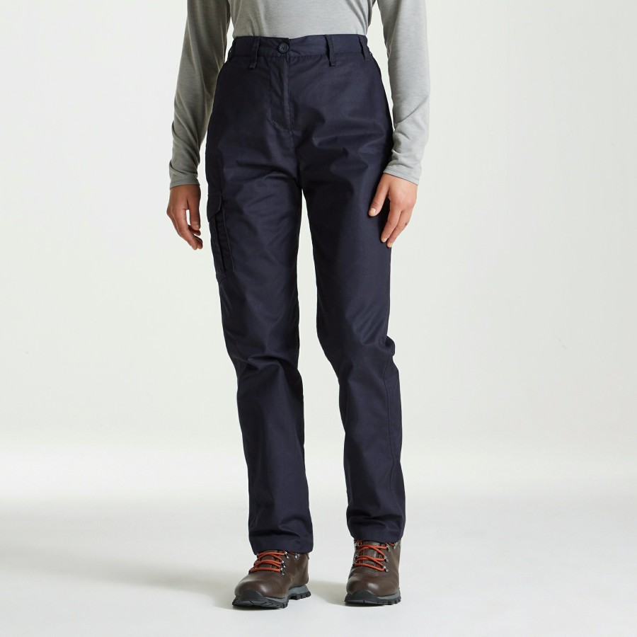 Womens Craghoppers Walking Trousers | Expert Womens Kiwi Trousers - Dark Navy