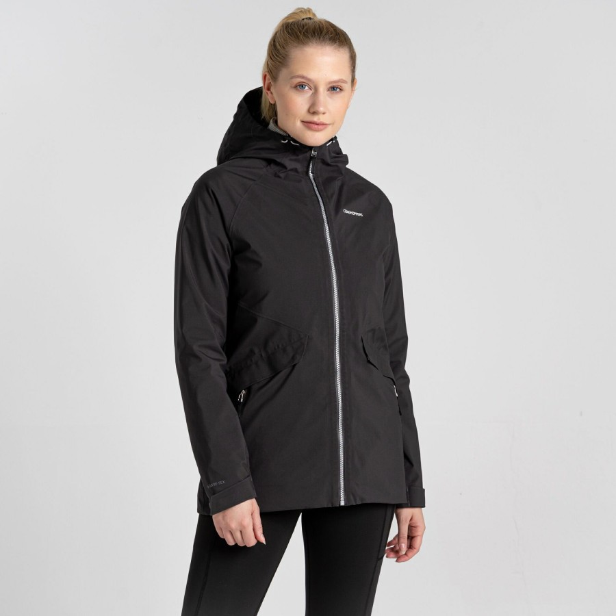 Womens Craghoppers Gore Tex Jackets | Women'S Minola Gore-Tex Jacket - Charcoal