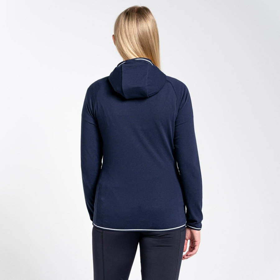 Womens Craghoppers Long Sleeve | Women'S Nosilife Milanta Hooded Top - Blue Navy