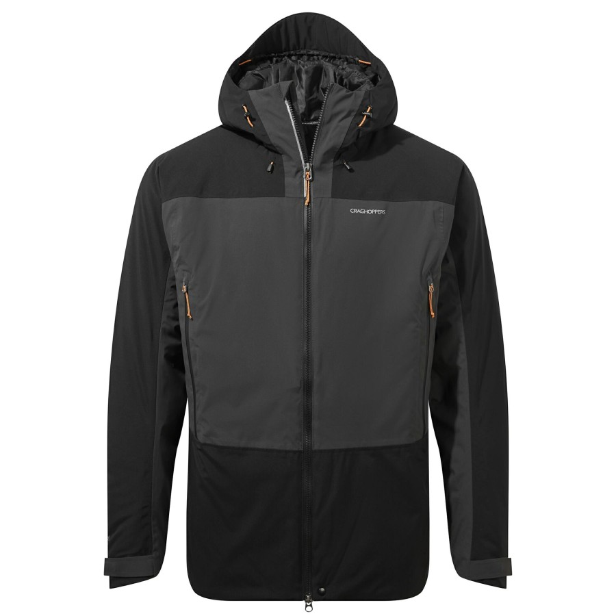 Mens Craghoppers Insulated Jackets | Men'S Gryffin Thermic Jacket - Black / Black Pepper