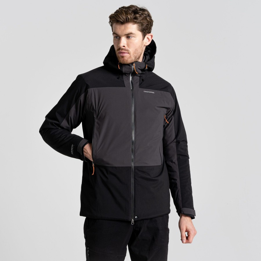 Mens Craghoppers Insulated Jackets | Men'S Gryffin Thermic Jacket - Black / Black Pepper