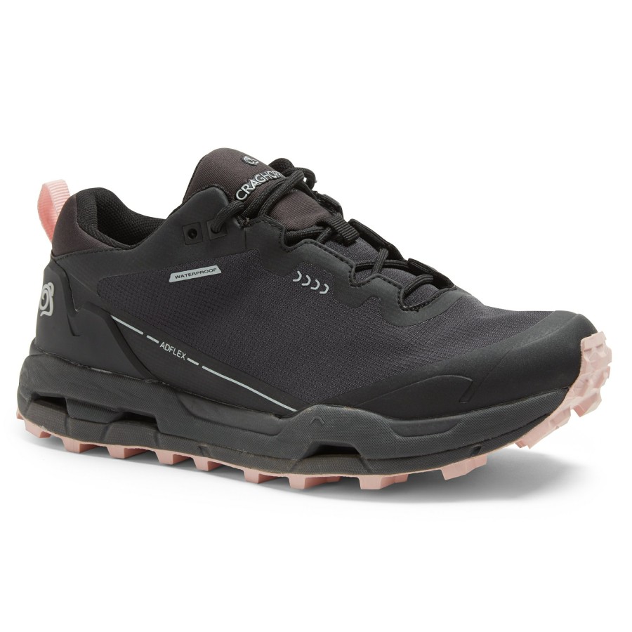 Womens Craghoppers Shoes | Women'S Adflex Low Boots - Black / Pink Clay