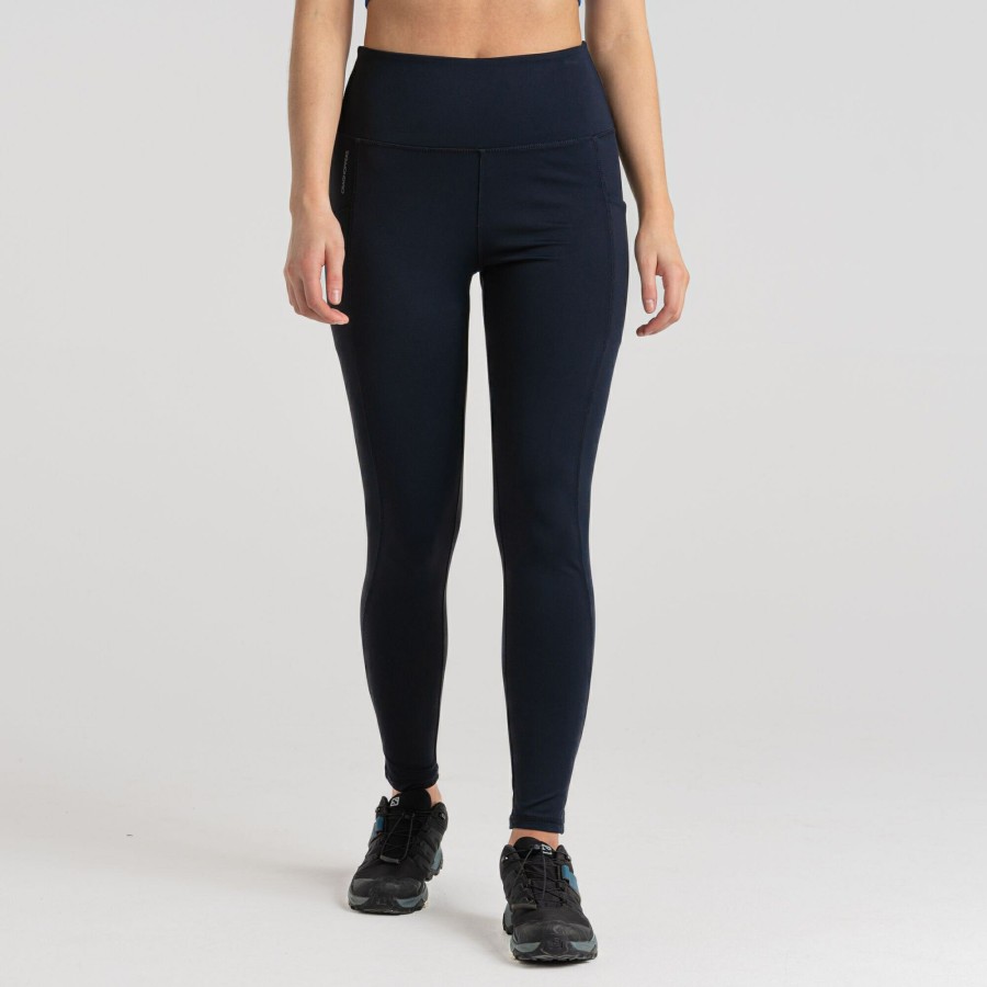 Womens Craghoppers Walking Trousers | Women'S Kiwi Legging - Dark Navy