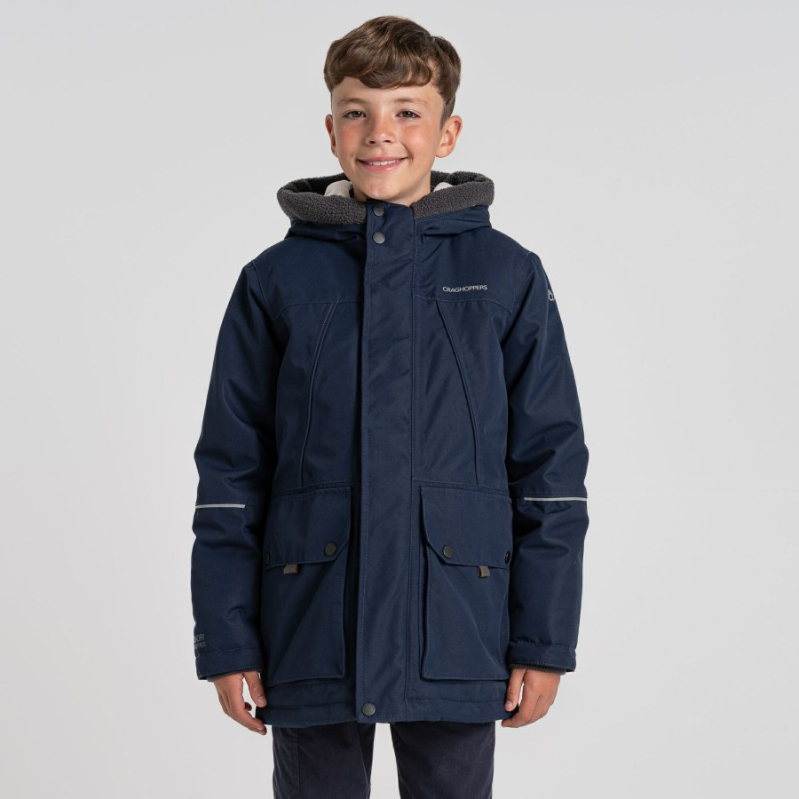 Kids Craghoppers Insulated Jackets | Kid'S Akito Insulated Jacket - Blue Navy