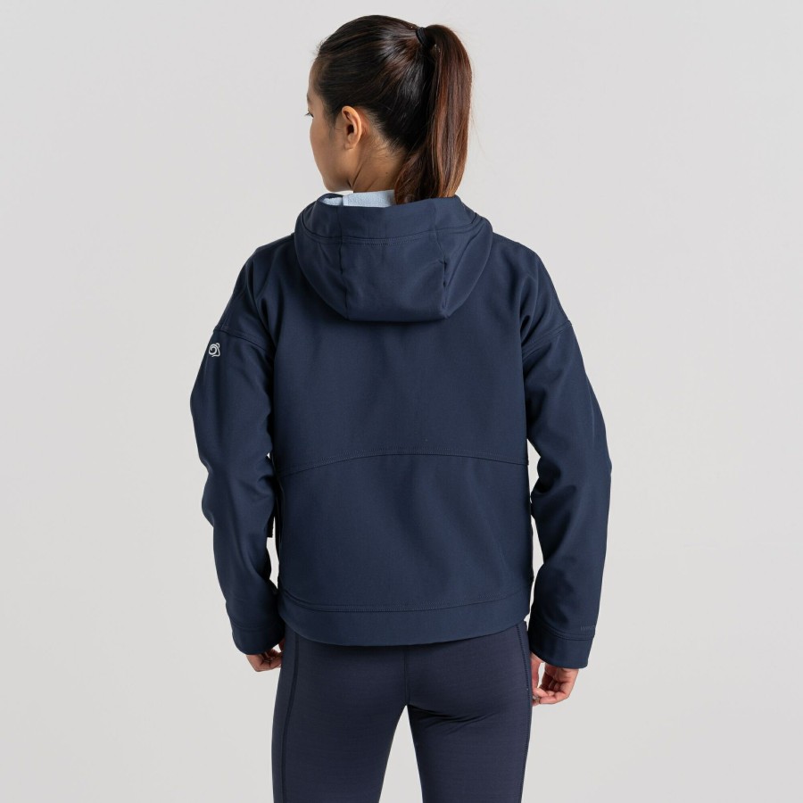 Womens Craghoppers Softshell Jackets | Women'S Tyra Softshell Hooded Jacket - Blue Navy