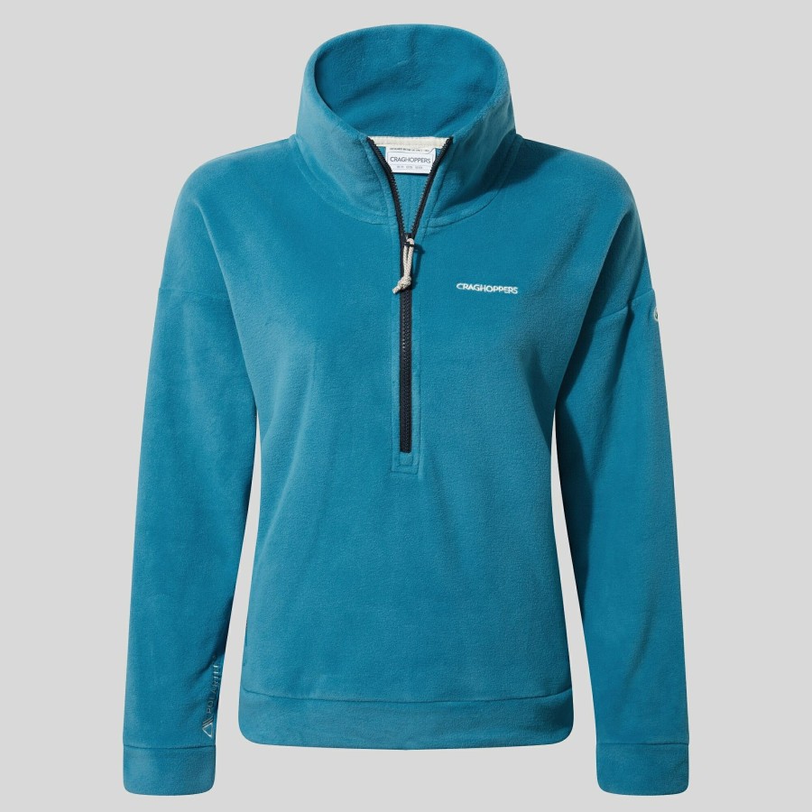 Womens Craghoppers Half Zip Fleece | Women'S Polartec Caprice Half Zip Fleece - Tay Blue