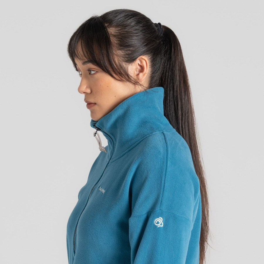 Womens Craghoppers Half Zip Fleece | Women'S Polartec Caprice Half Zip Fleece - Tay Blue