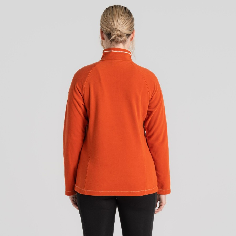 Womens Craghoppers Half Zip Fleece | Women'S Miska Half Zip Fleece - Sedona