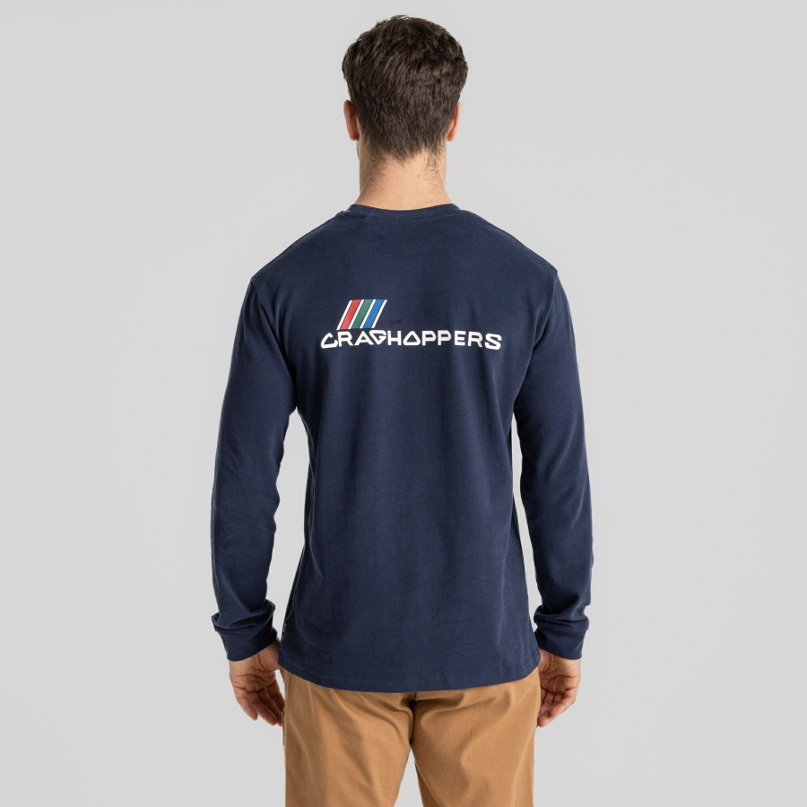 Mens Craghoppers Long Sleeve | Men'S Dillisk Long Sleeved Top - Blue Navy