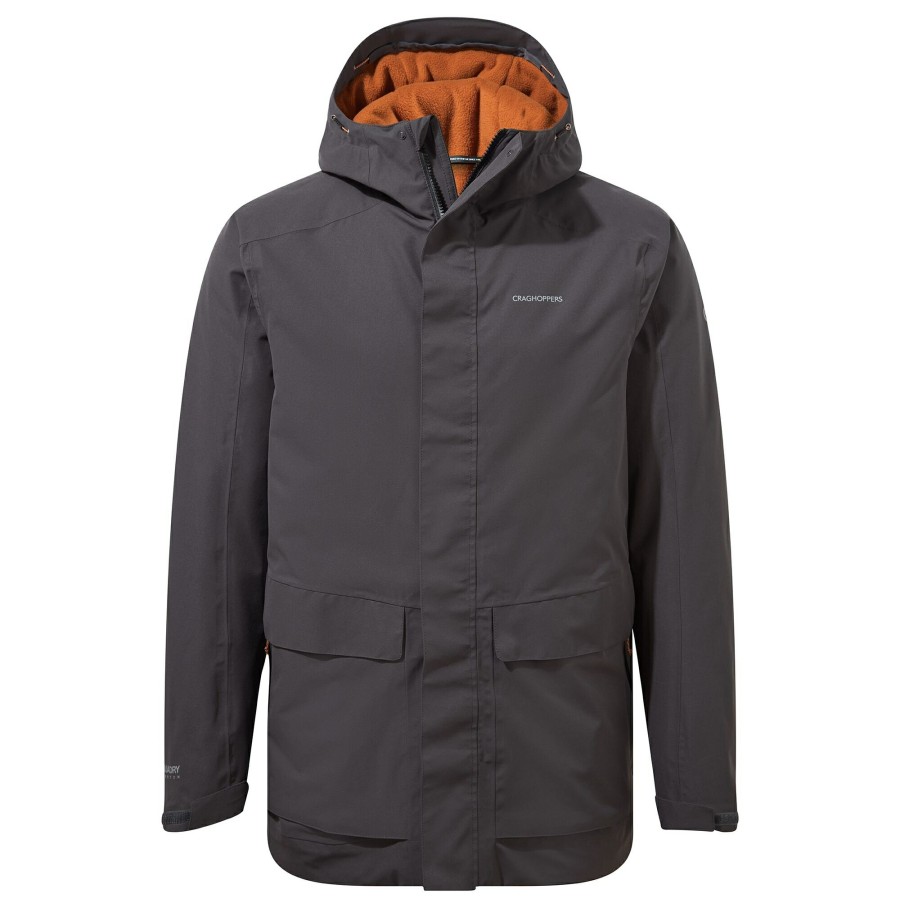 Mens Craghoppers Insulated Jackets | Men'S Lorton Thermic Jacket - Coast Grey / Potters Clay