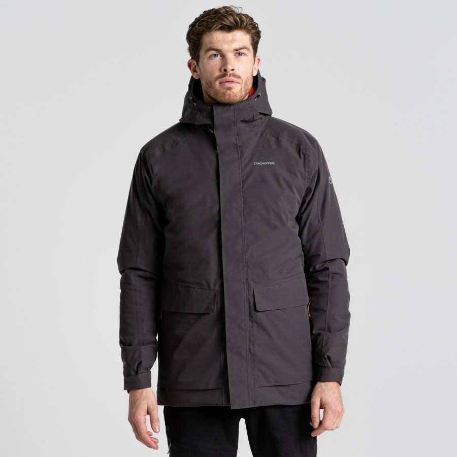 Mens Craghoppers Insulated Jackets | Men'S Lorton Thermic Jacket - Coast Grey / Potters Clay