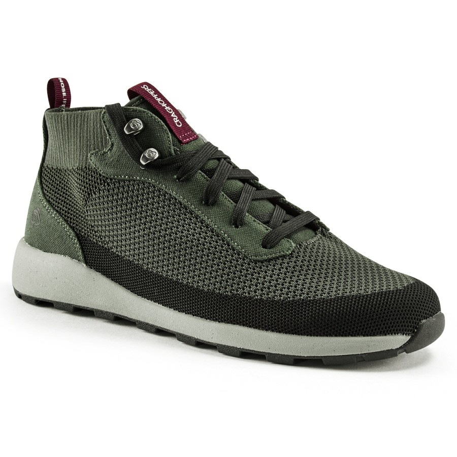 Mens Craghoppers Walking Shoes | Men'S Eco-Lite Mid Shoes - Mid Khaki