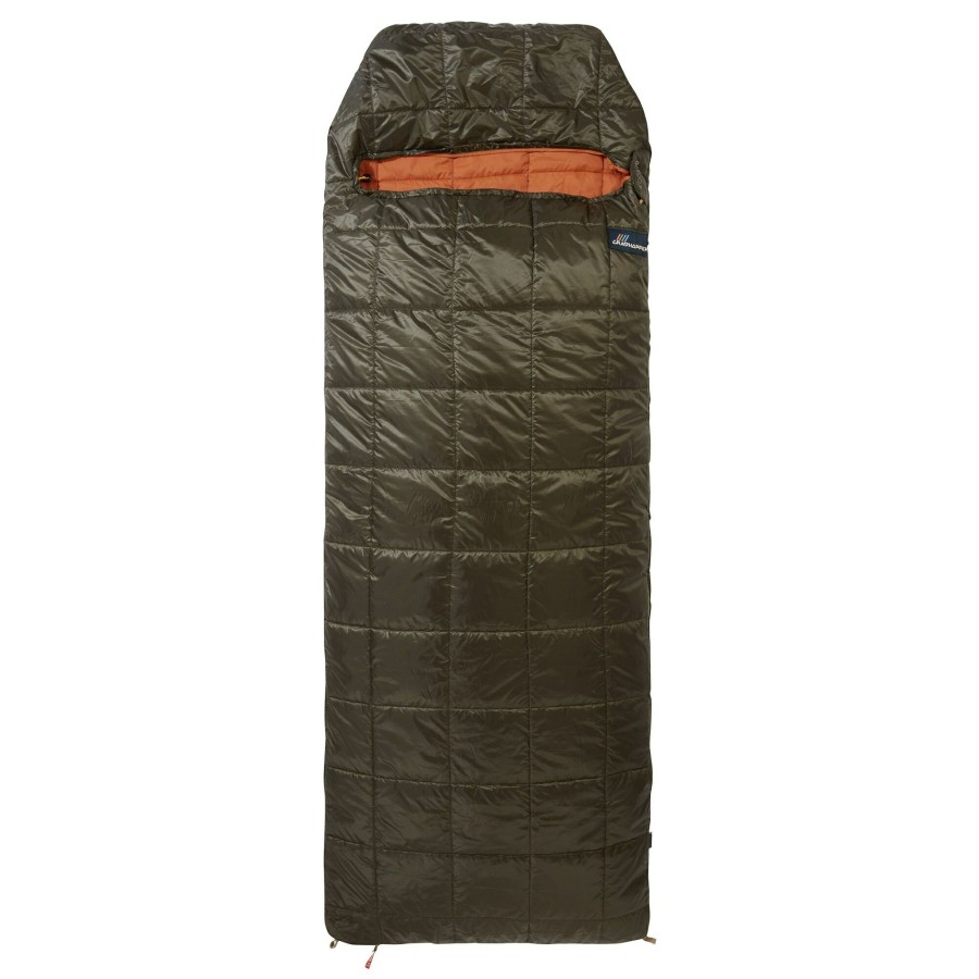 Equipment Craghoppers Sleeping | Nosilife Eco 100 Sleeping Bag - Woodland Green / Potters Clay