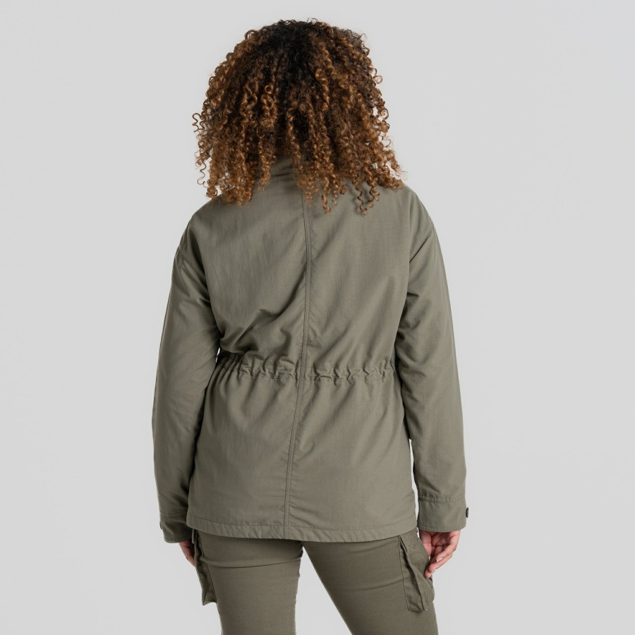 Womens Craghoppers Softshell Jackets | Women'S Nosilife Adventure Jacket - Wild Olive