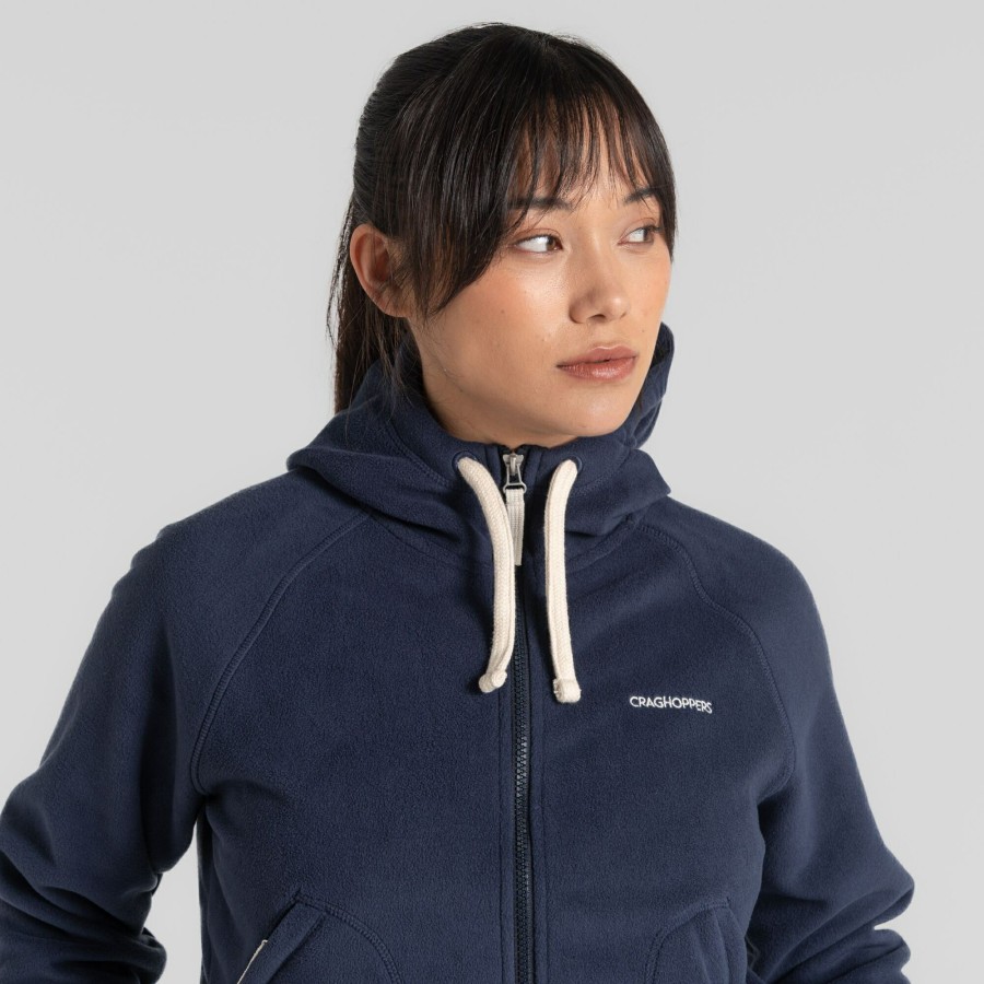 Womens Craghoppers Full Zip Fleece | Women'S Grainne Full Zip Fleece - Blue Navy