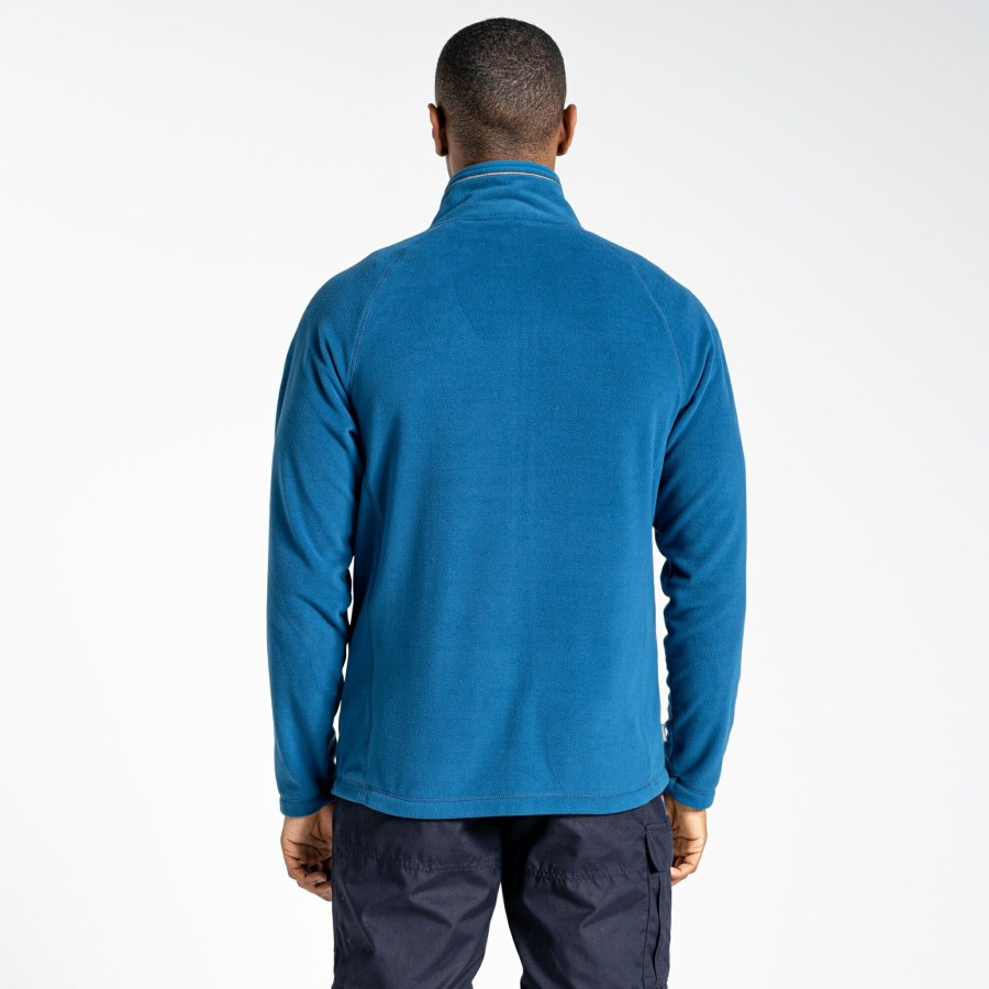 Mens Craghoppers Full Zip Fleece | Men'S Expert Corey 200 Fleece Jacket - Poseidon Blue