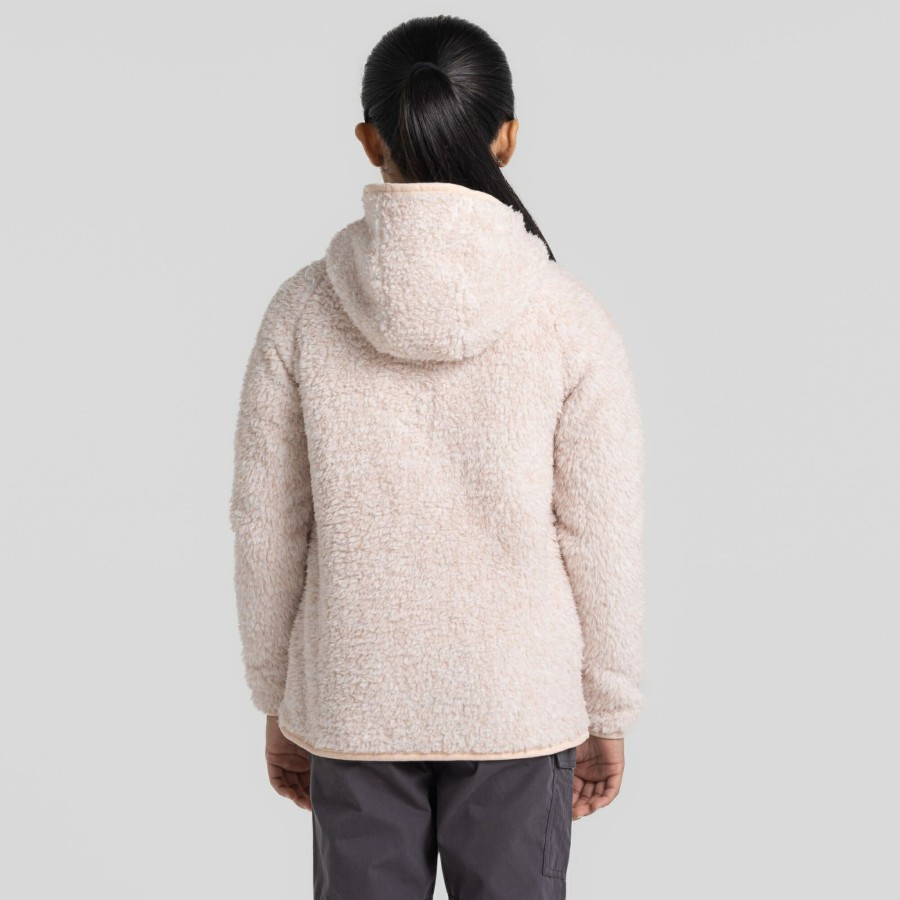 Kids Craghoppers Insulated Jackets | Kid'S Kaito Hooded Jacket - Pink Dusk Marl