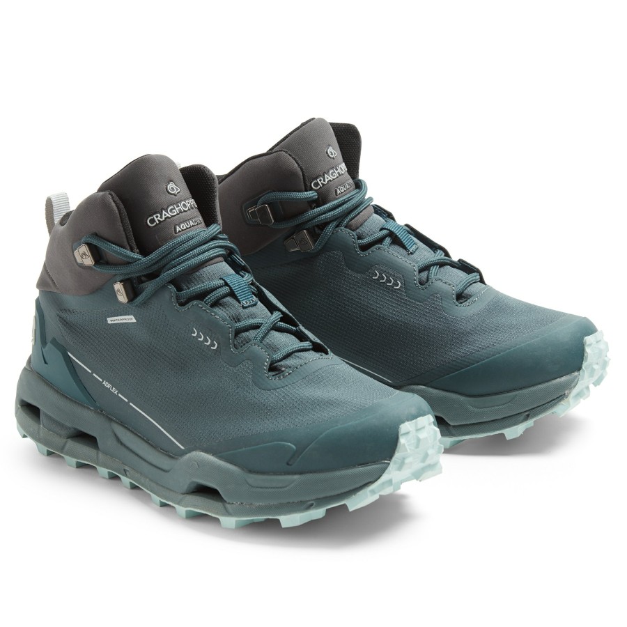 Womens Craghoppers Walking Boots | Women'S Adflex Boots - Sacramento Green / Poolside Green