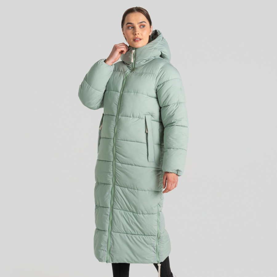 Womens Craghoppers Insulated Jackets | Women'S Narlia Insulated Hooded Jacket - Meadow Haze