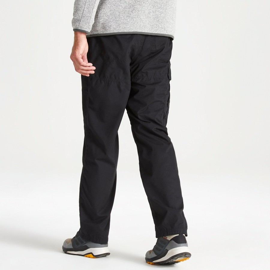 Mens Craghoppers Cargo Trousers | Men'S Kiwi Classic Trousers - Black