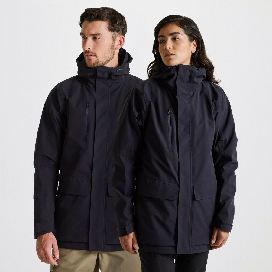 Womens Craghoppers 3 in 1 Jackets | Expert Kiwi Pro Stretch 3In1 Jacket - Dark Navy