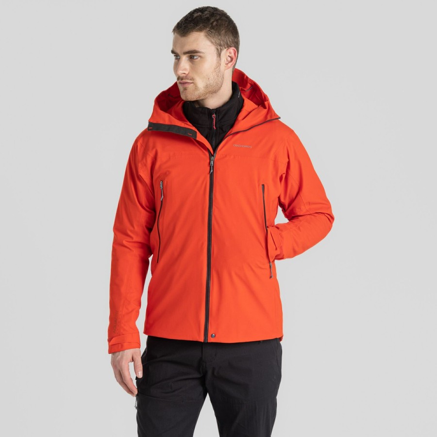 Mens Craghoppers Waterproof Jackets | Men'S Dynamic Pro Ii Waterproof Jacket - Macaw Red