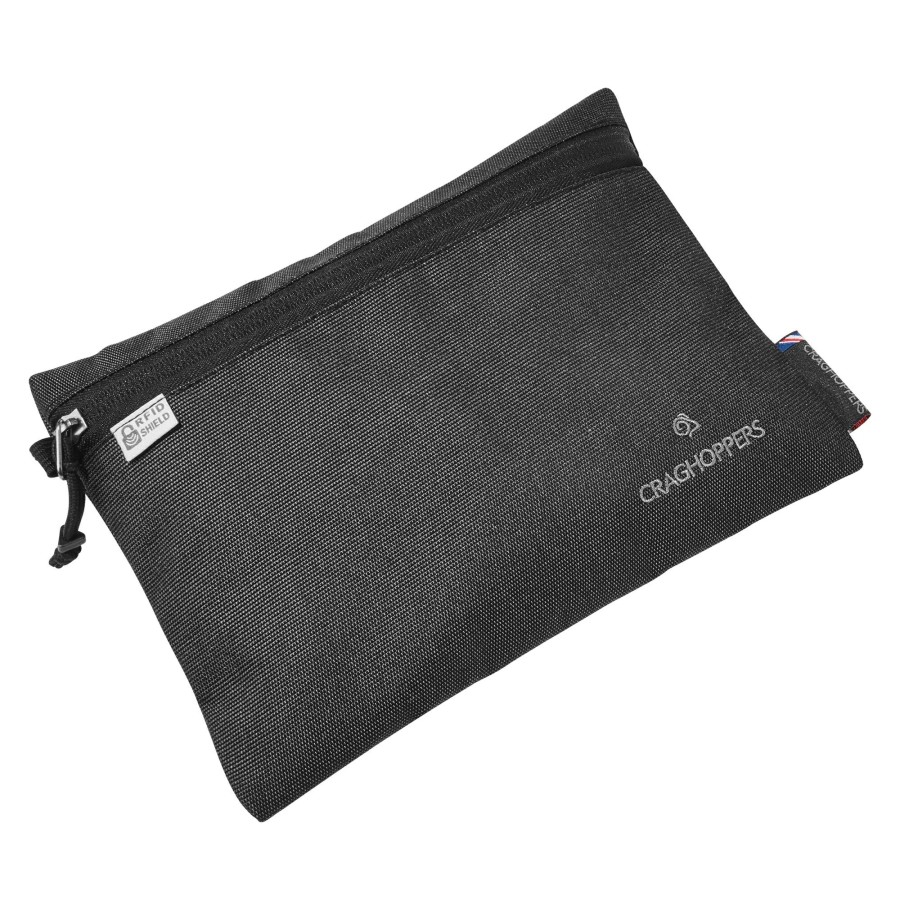 Equipment Craghoppers Camping Accessories | Large Rfid Pouch - Black