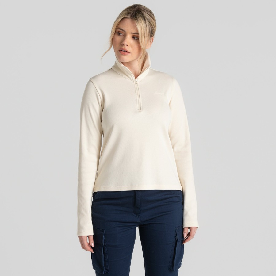 Womens Craghoppers Long Sleeve | Women'S Orlaith Half Zip Long Sleeved Top - Calico