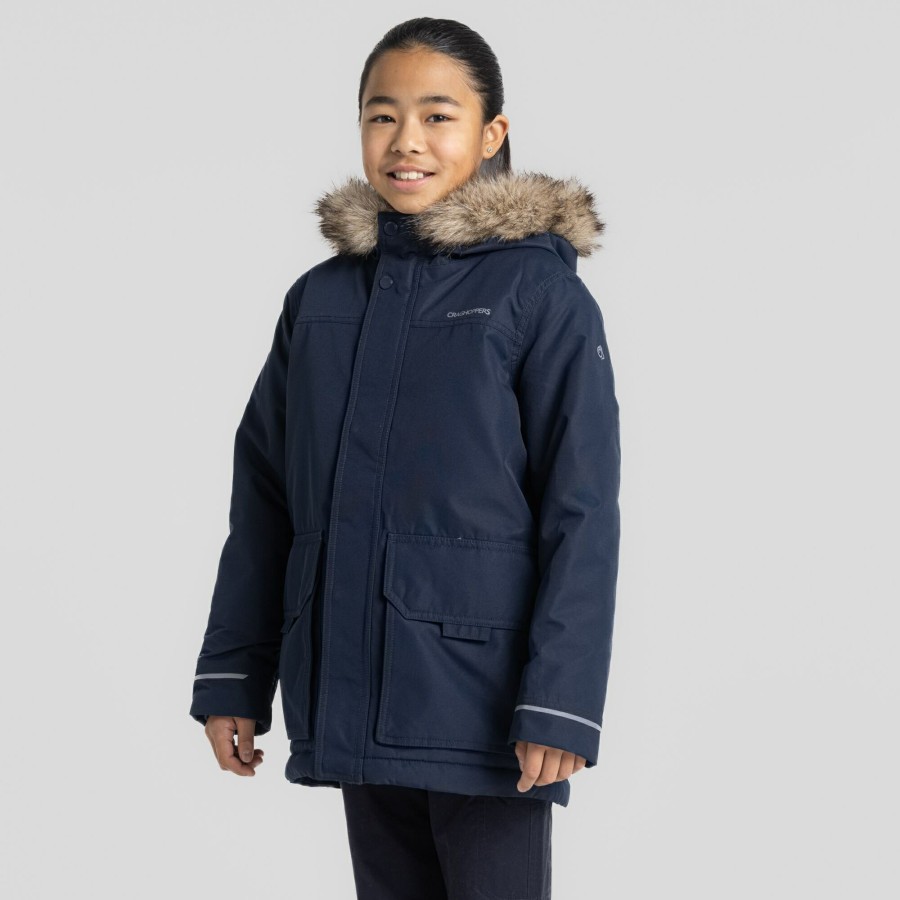 Kids Craghoppers Insulated Jackets | Kid'S Corrib Jacket - Blue Navy