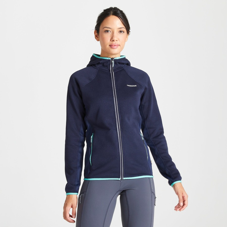 Womens Craghoppers Full Zip Fleece | Women'S Mannix Full Zip Fleece - Blue Navy