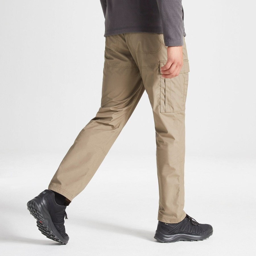 Mens Craghoppers Cargo Trousers | Men'S Expert Kiwi Tailored Trousers - Pebble