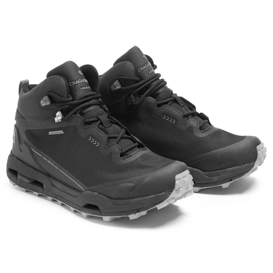 Mens Craghoppers Walking Boots | Men'S Adflex Boots - Black / Cloud Grey