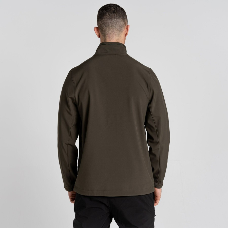 Mens Craghoppers Softshell Jackets | Men'S Altis Lightweight Jacket - Woodland Green