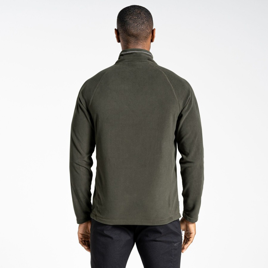 Mens Craghoppers Full Zip Fleece | Men'S Expert Corey 200 Fleece Jacket - Dark Cedar Green