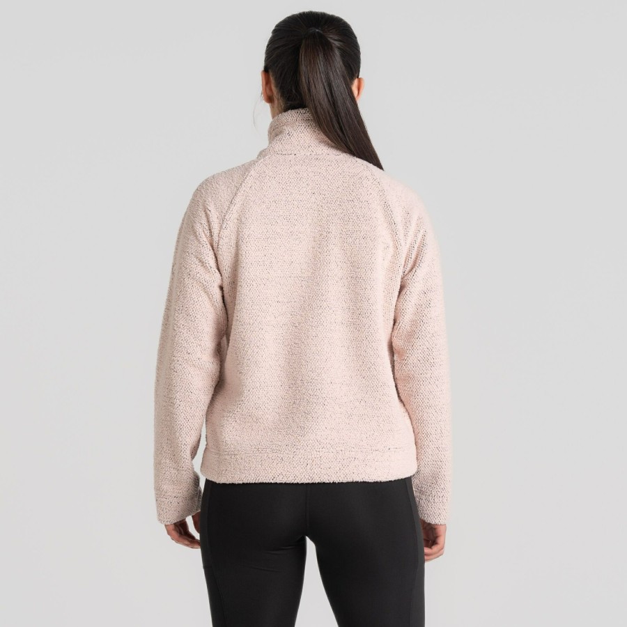 Womens Craghoppers Half Zip Fleece | Women'S Raya Half Zip Fleece - Pink Dusk