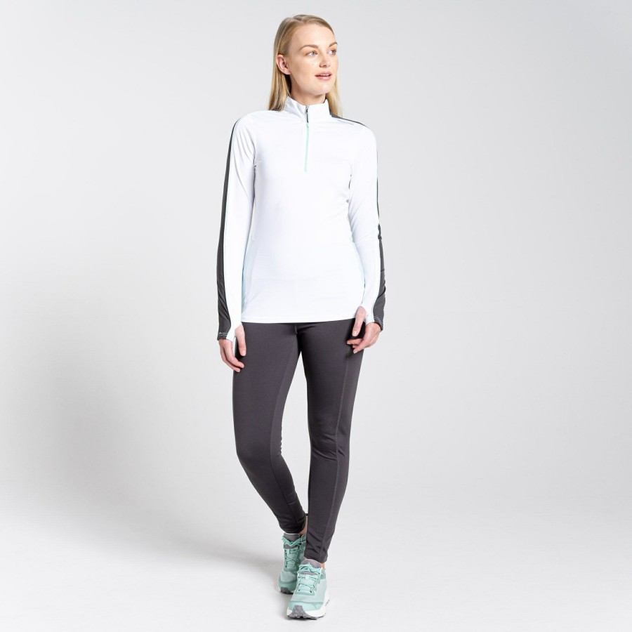 Womens Craghoppers Long Sleeve | Women'S Nosilife Marcella Long Sleeved Top - Optic White