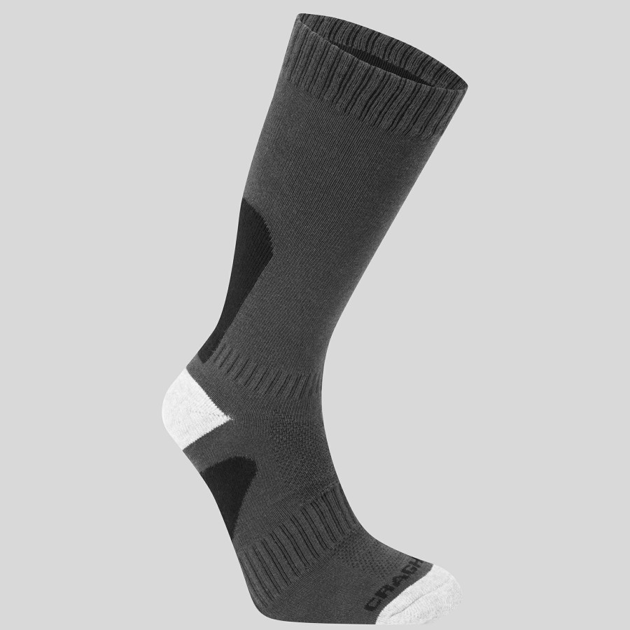 Womens Craghoppers Socks | Lightweight Anti-Bac Walking Sock - Black Pepper