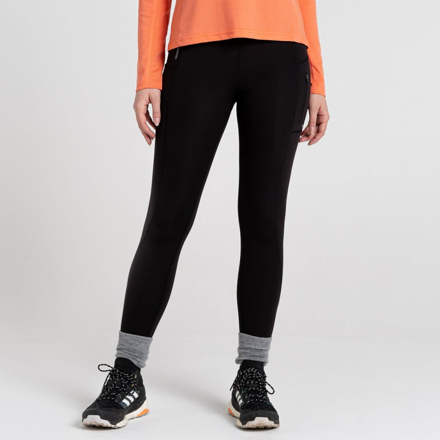 Womens Craghoppers | Women'S Compression Thermal Leggings - Black